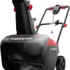PowerSmart 21 Inch Electric Snow Blower - 120V 15 Amp, 2100 RPM, LED Light for Yard, Road