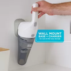 BLACK+DECKER Handheld Vacuum 2Ah, Power White (HNV220BCZ10FF), White, Grey