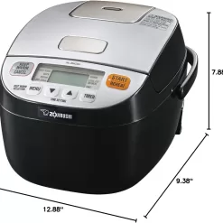 Zojirushi 612252-NL-BAC05SB Micom Rice Cooker and Warmer, Silver Black