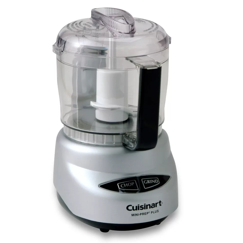 Cuisinart Food Processor, Mini-Prep 3 Cup, 24 oz, Brushed Chrome and Nickel, DLC-2ABC