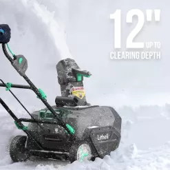 Litheli 40V Snow Blower: Cordless Power, 20