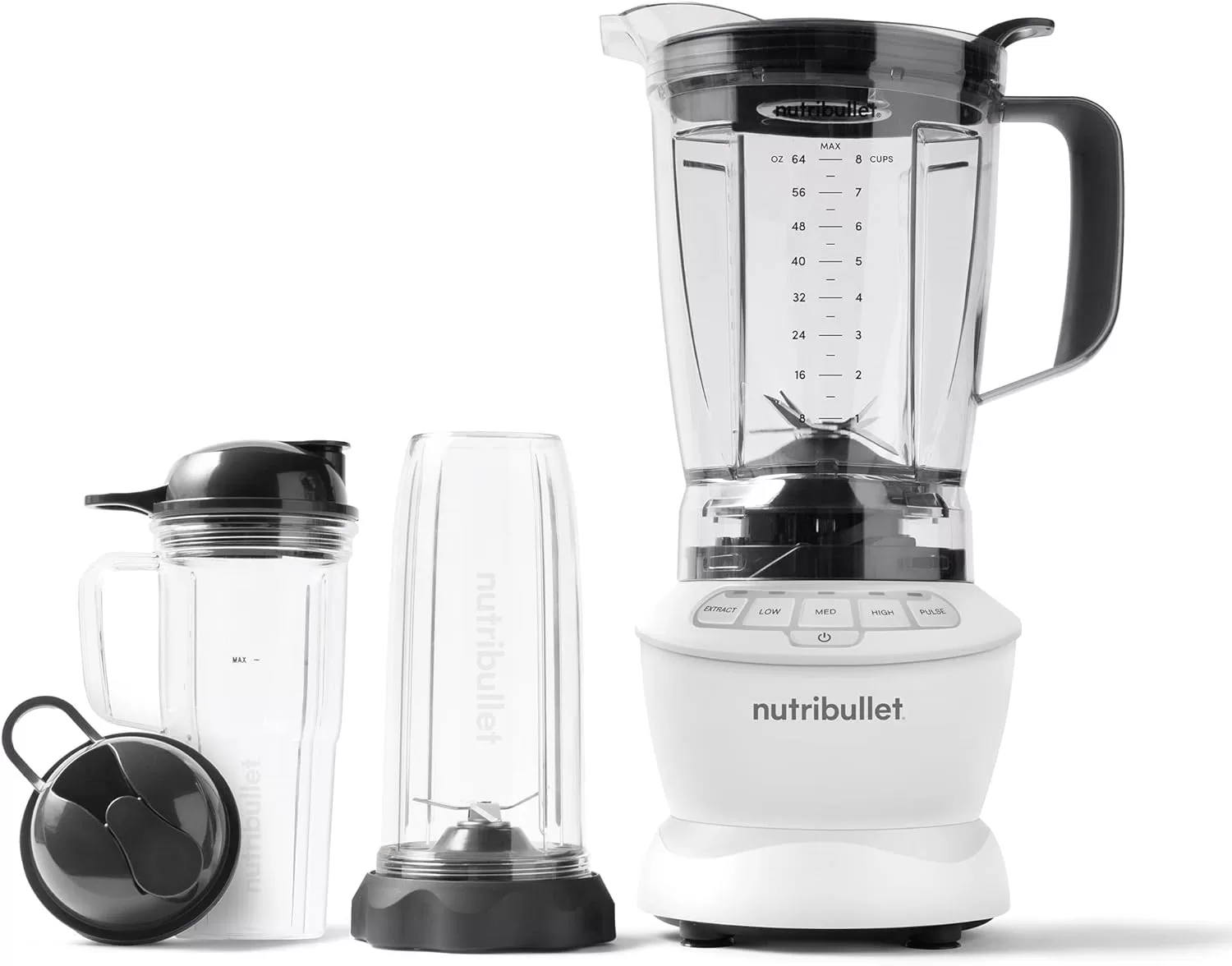 Nutribullet Full-Size Blender Combo 1200W –Matte White