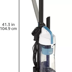 Amazon Basics Upright Bagless Lightweight Vacuum Cleaner, Black and White