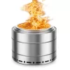 SURESTOVE Smokeless Fire Pit Outdoor Wood Burning Portable Firepit Stainless Steel (19 Inch)