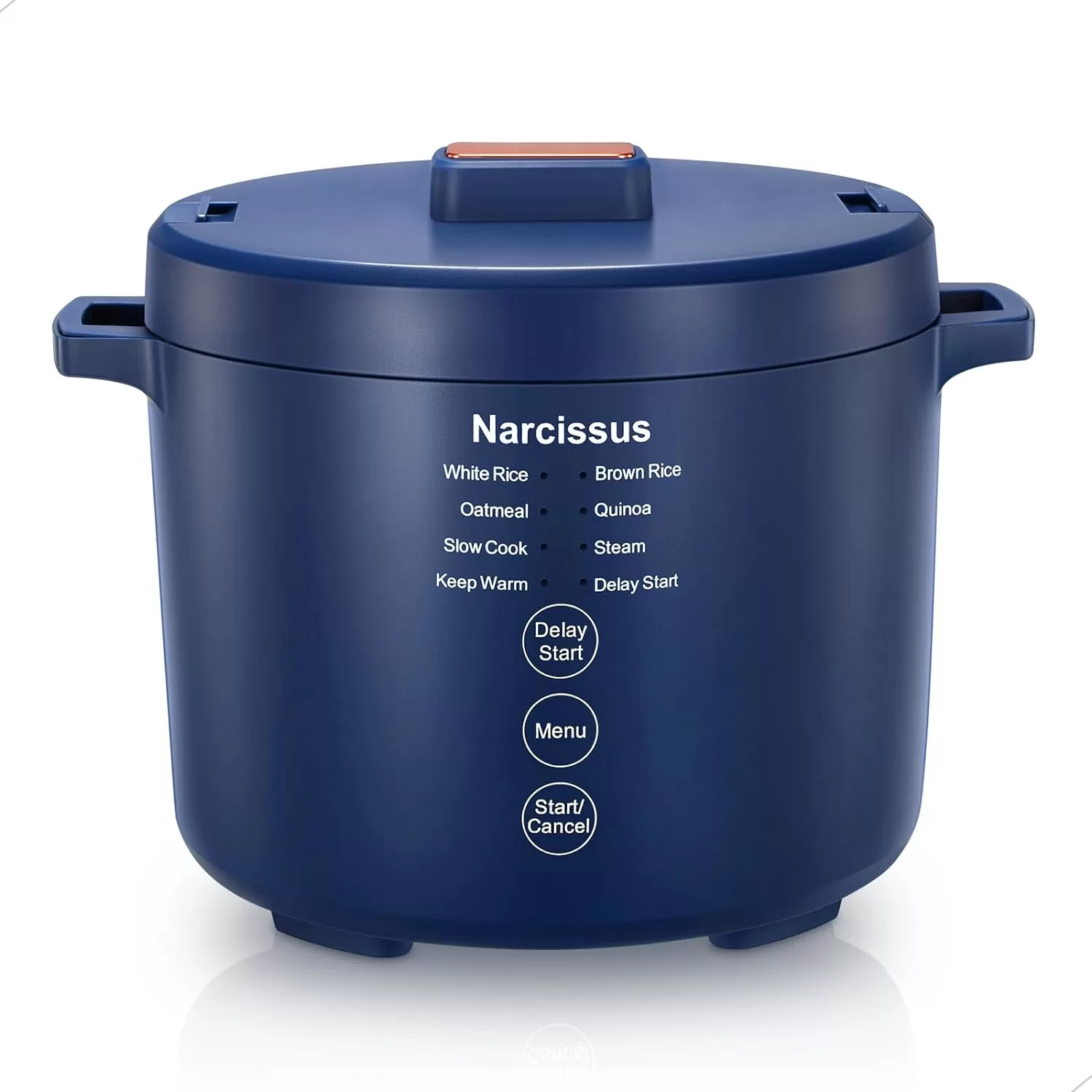 Narcissus 3.5-Cup Rice Cooker for 1-3 People, Multifunctional for Rice, Oatmeal, Quinoa, Blue