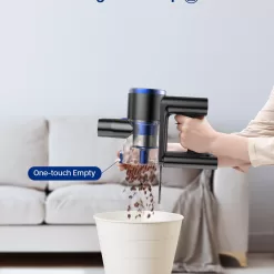 MIBODE Cordless Vacuum Cleaner, Powerful Stick Vacuum with 3 Suction Modes, Max 45Mins Runtime Rechargeable Vacuum