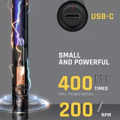 Fanttik E1 Max 3.7V Mini Precision Electric Screwdriver, 50-in-1 Magnetic Bits, 2 Torque Settings, Pop-Up Magnetic Case