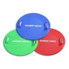 Slippery Racer Heavy-Duty Cold Weather Downhill Pro Adults and Kids Plastic Outdoor Winter Saucer Disc Snow Sleds with Handles.