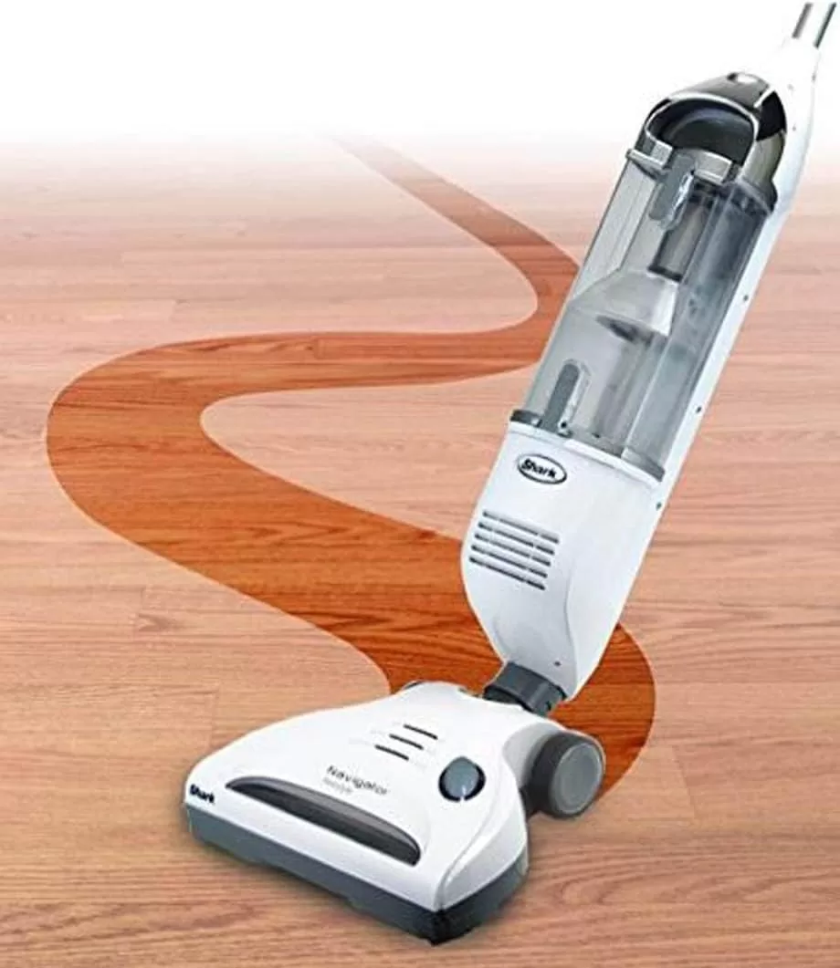 Shark SV1106 Navigator Freestyle Upright Bagless Cordless Stick Vacuum for Carpet, White/Grey