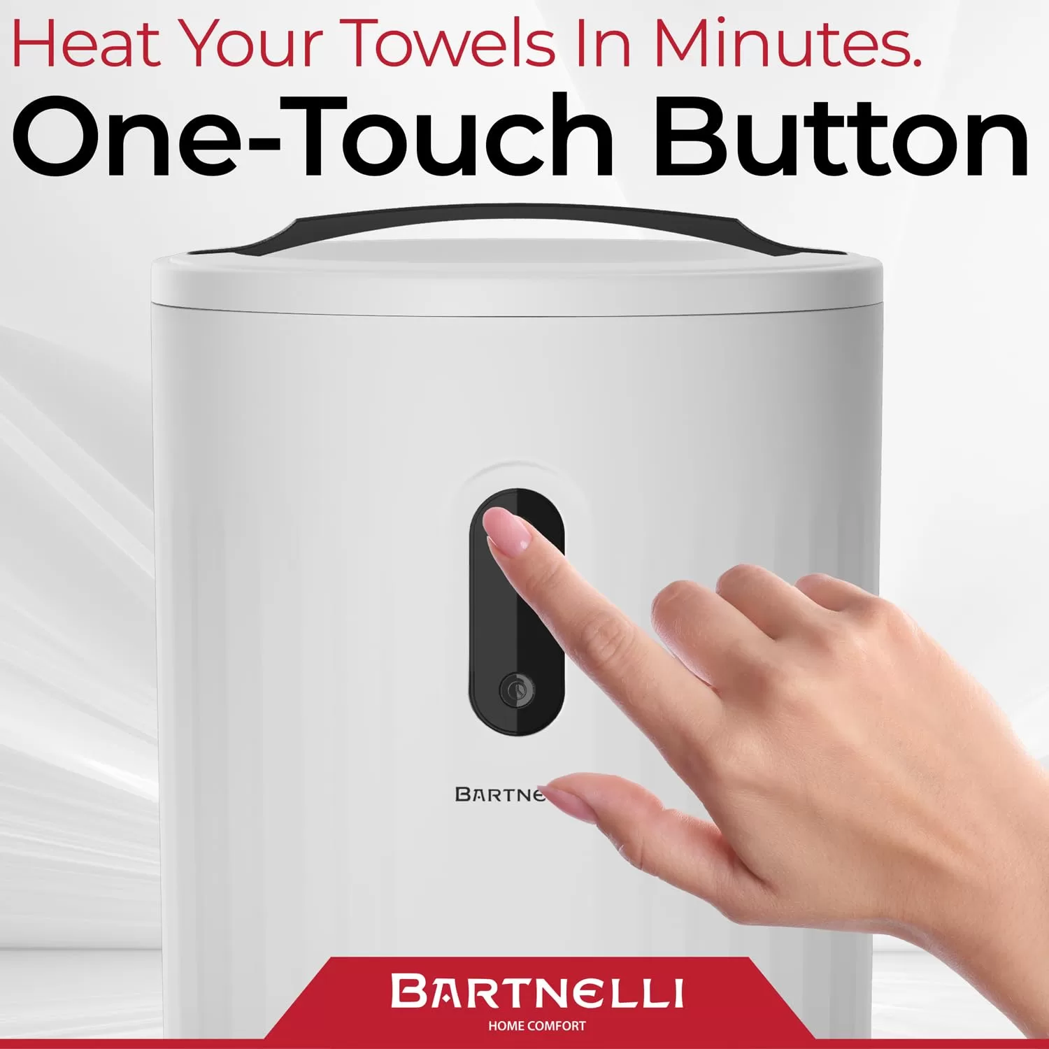Bartnelli Pro Luxury Premium Towel Warmer, Extra Large Modern Bucket Style Warmer