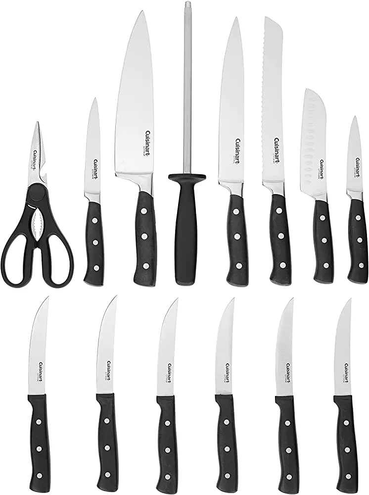 Cuisinart Triple Rivet Cutlery Block, Set of 15