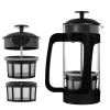 ESPRO - P3 French Press - Double Micro-Filtered Coffee and Tea Maker, Grit-Free and Bitterness - Free Brews - (Black, 32 Oz)