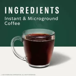 Starbucks VIA Instant Coffee Dark Roast Packets — French Roast — 1 box (50 packets)