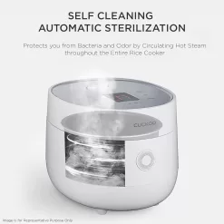 CUCKOO CR-0675F | 6-Cup (Uncooked) Micom Rice Cooker, Touch-Screen, Nonstick Inner Pot | White