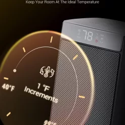 Sunnote Space Heater for Indoor Use, 1500W Fast Heating, Electric & Portable Ceramic Heaters