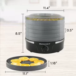 Elite Gourmet EFD319BNG Food Dehydrator, 5 BPA-Free 11.4