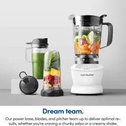 Nutribullet Full-Size Blender Combo 1200W –Matte White