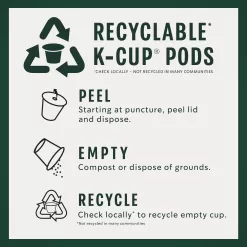 Starbucks Medium Roast K-Cup Coffee Pods with 2X Caffeine — for Keurig Brewers — 6 boxes (60 pods total)