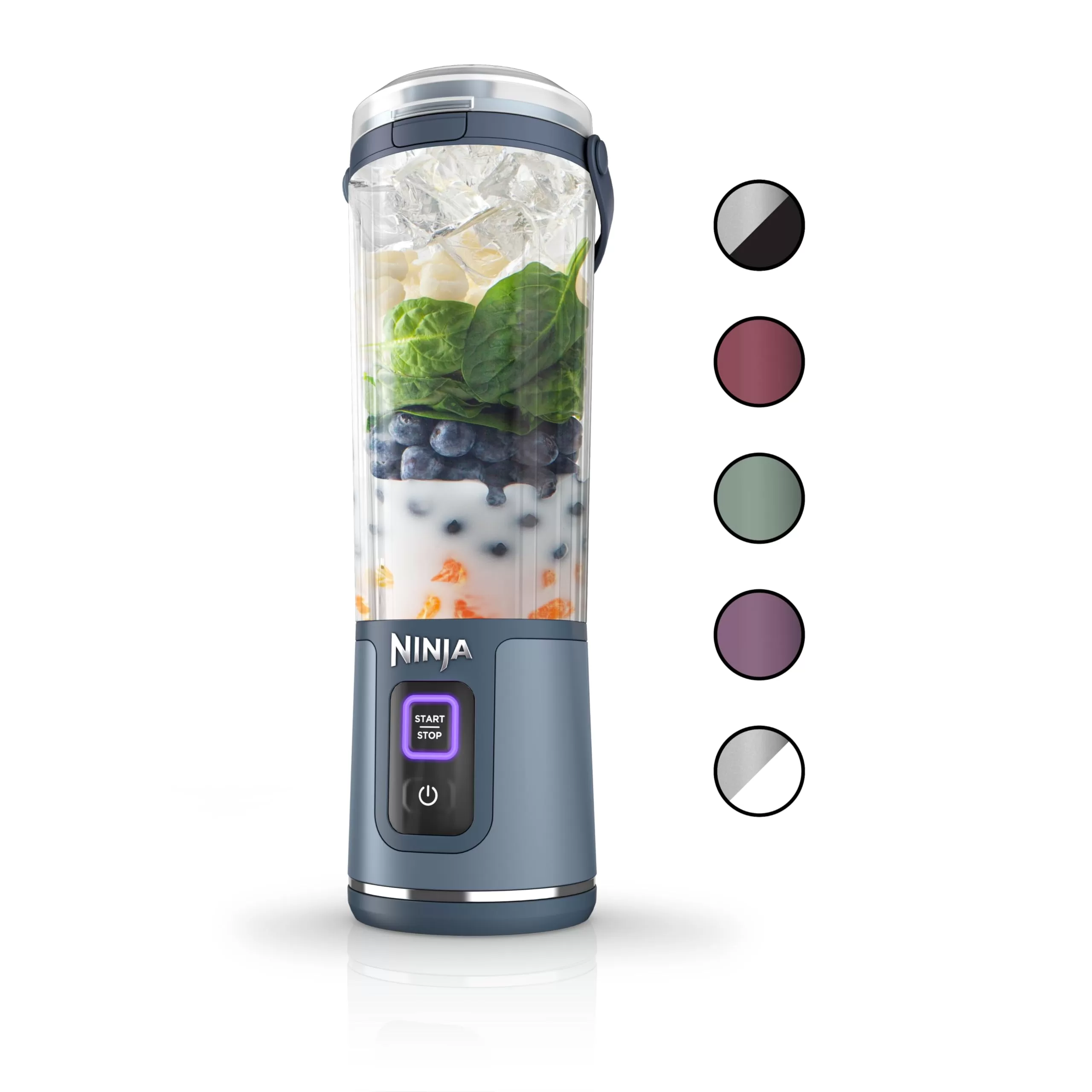 Ninja BC51NV Blast Portable Blender, Cordless, 18oz. Vessel, Denim Blue