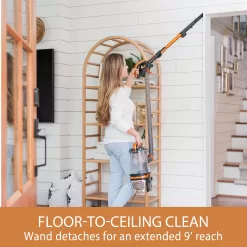Kenmore DU4080 Featherlite Lift-Up Bagless Upright Vacuum 2 - Motor Power Suction Lightweight Carpet Cleaner, Orange