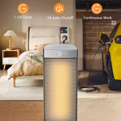 Sunnote Space Heater for Indoor Use, 1500W Fast Heating, Electric & Portable Ceramic Heaters