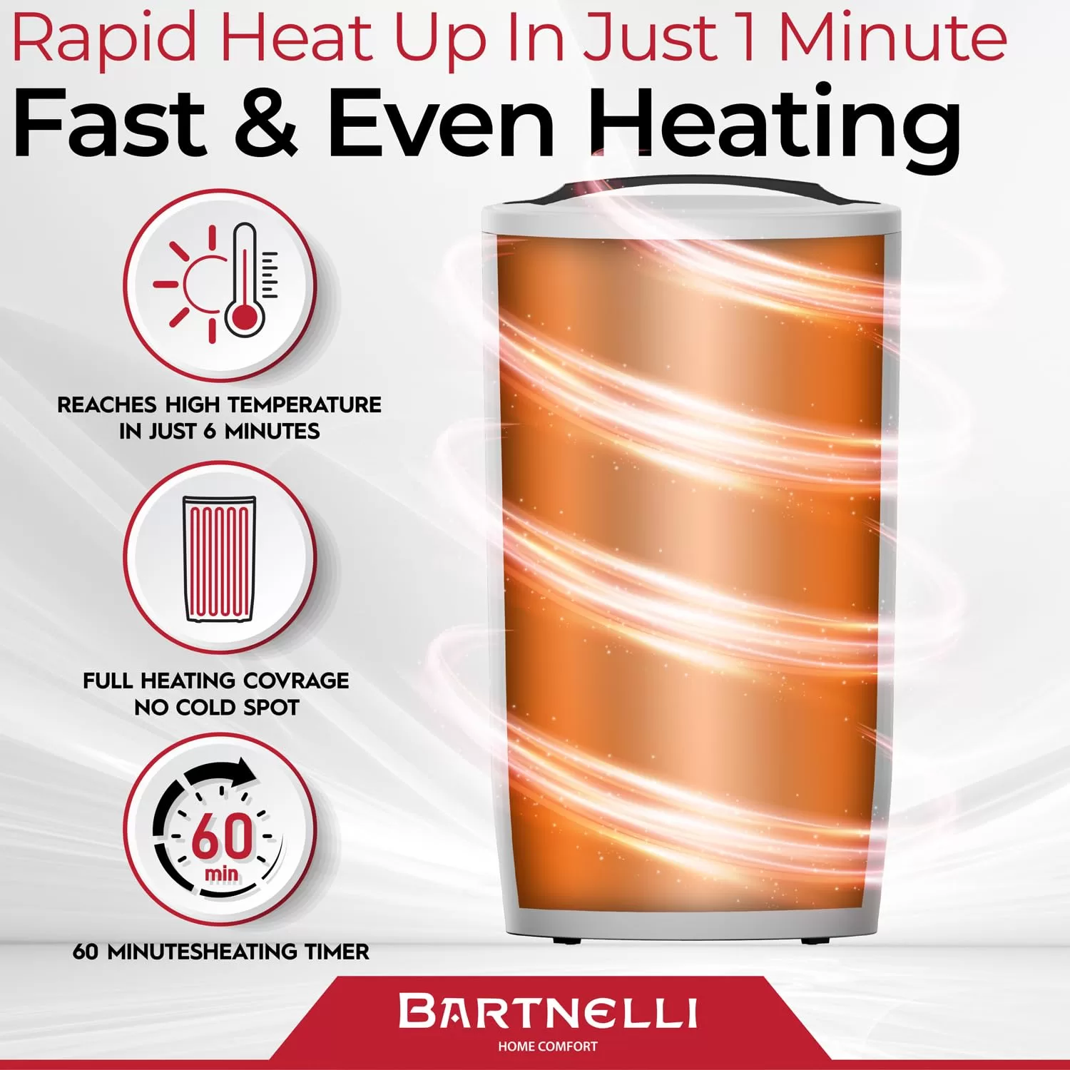 Bartnelli Pro Luxury Premium Towel Warmer, Extra Large Modern Bucket Style Warmer