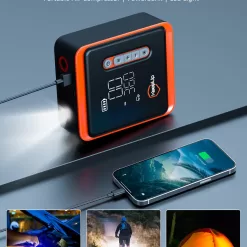 Tire Inflator Portable Air Compressor - KEEPUP 150 PSI Cordless Air Pump with 25000mAh Rechargeable Battery