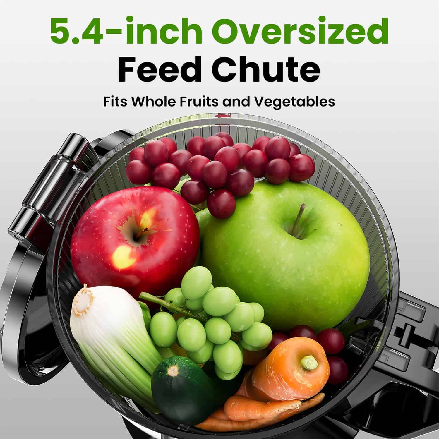 Amumu Slow Masticating Machines, Cold Press Juicer, BPA Free 250W - Image 9
