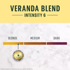 Starbucks by Nespresso Blonde Roast Veranda Blend Coffee (32-count)