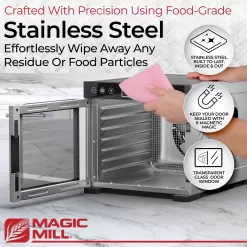 Magic Mill Pro Food Dehydrator machine | 7 Stainless Steel Trays