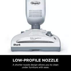 Shark SV1106 Navigator Freestyle Upright Bagless Cordless Stick Vacuum for Carpet, White/Grey