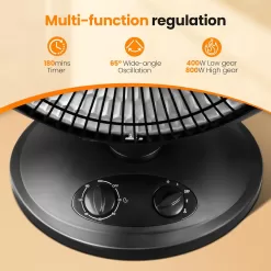 Kismile Oscillating Parabolic Space Heater