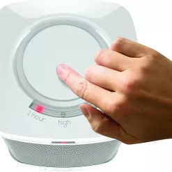 Lasko CD08200 Small Portable Ceramic Space Heater for Bathroom and Indoor Home Use, White
