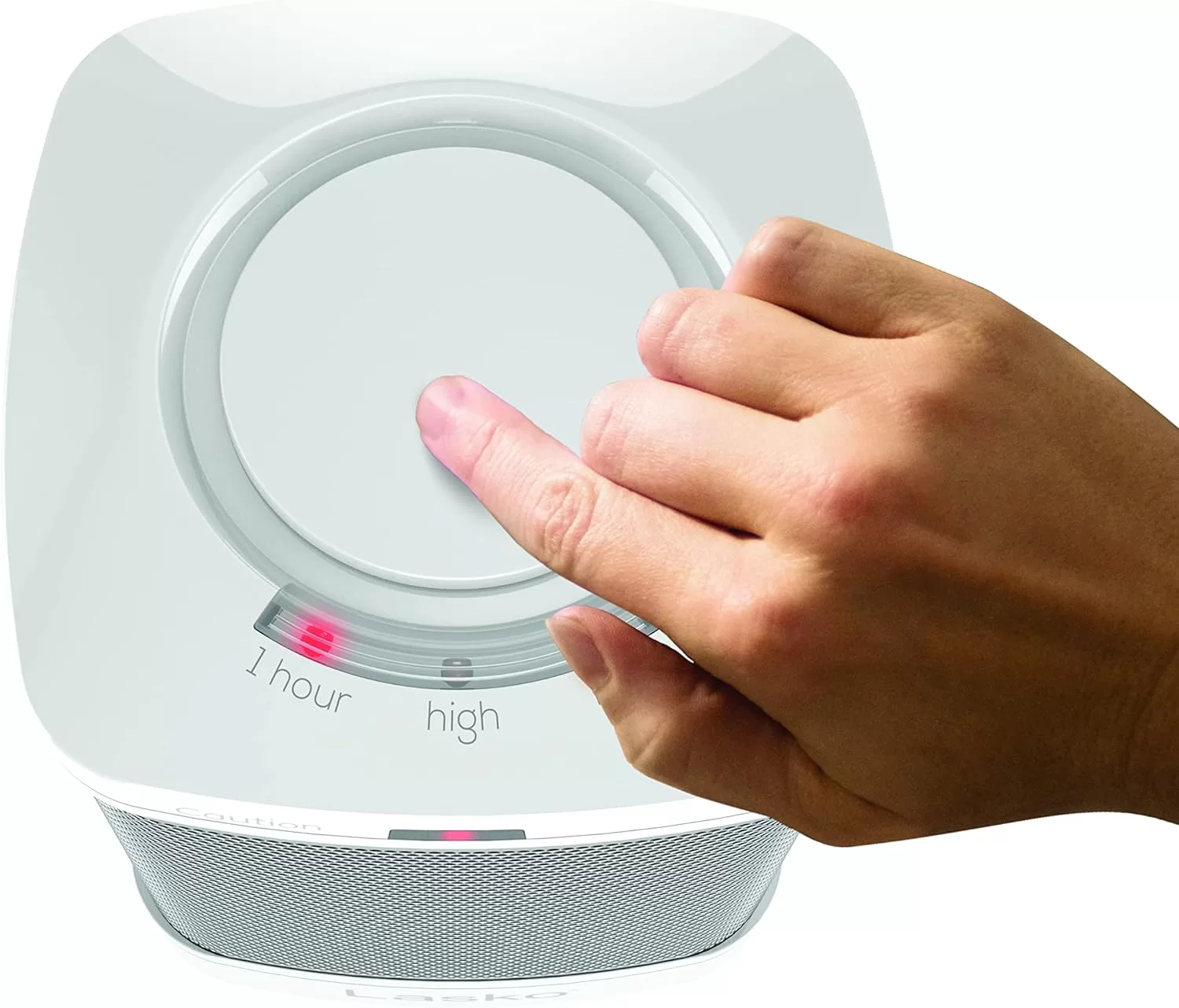 Lasko CD08200 Small Portable Ceramic Space Heater for Bathroom and Indoor Home Use, White