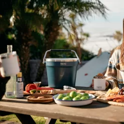 Alternative view of YETI Rambler Beverage Bucket, Double-Wall Vacuum Insulated Ice Bucket with Lid, Camp Green
