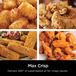 Ninja AF161 Max XL Air Fryer that Cooks, Crisps, Roasts, Bakes, Reheats and Dehydrates, Grey