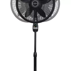 Lasko Oscillating Cyclone Pedestal Fan, Adjustable Height, Timer, Remote Control, 3 Speeds 18