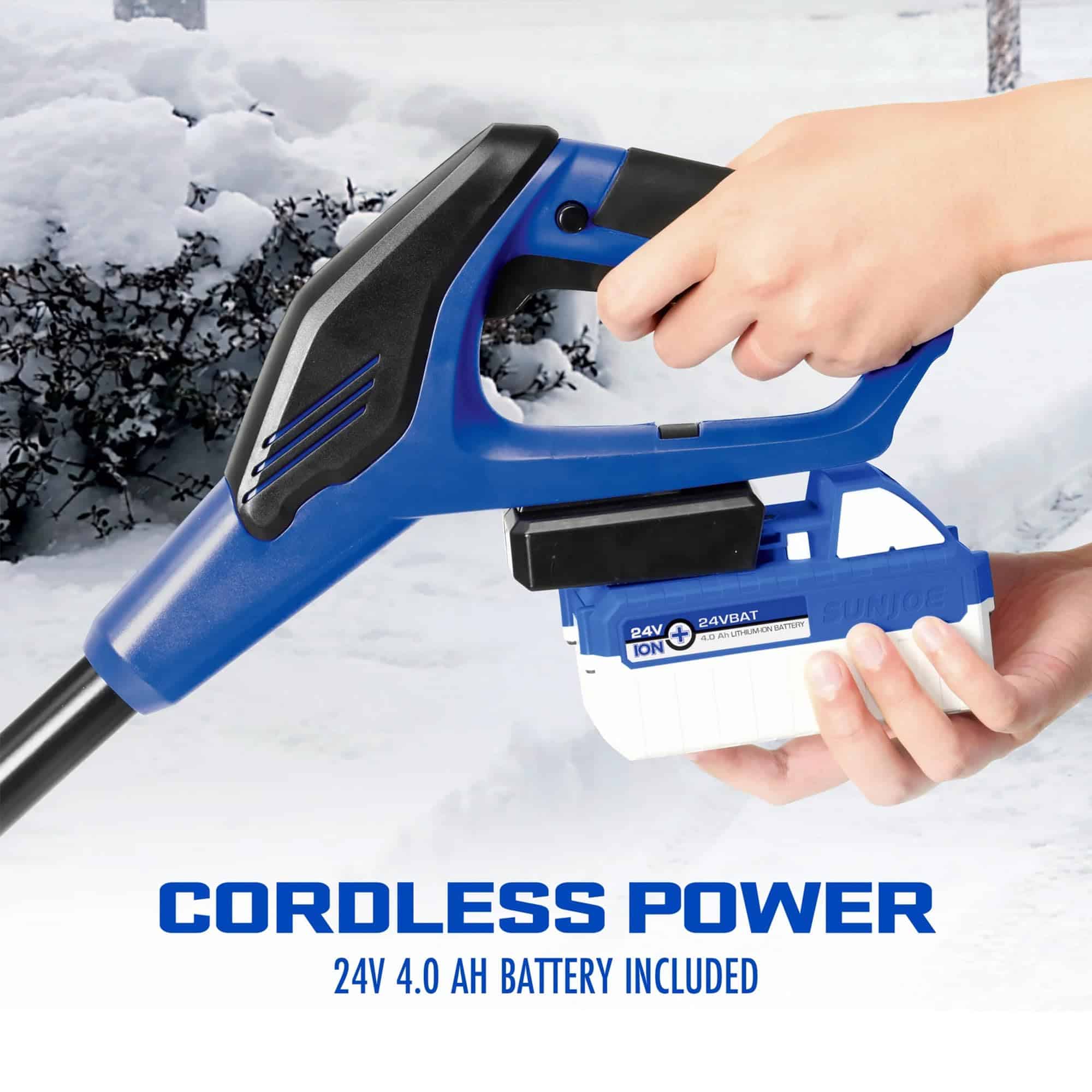 Snow Joe 24V-SS13-TV1 24-Volt IONMAX Cordless Snow Shovel Bundle - Image 7