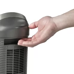 Lasko Oscillating Digital Ceramic Tower Heater for Home with Adjustable Thermostat,1500W, Silver