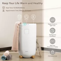 Keenray Towel Warmer for Bathroom, Luxury Towel Warmer Bucket with Timer