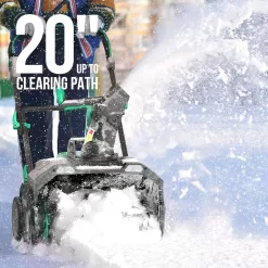 Litheli 40V Snow Blower: Cordless Power, 20