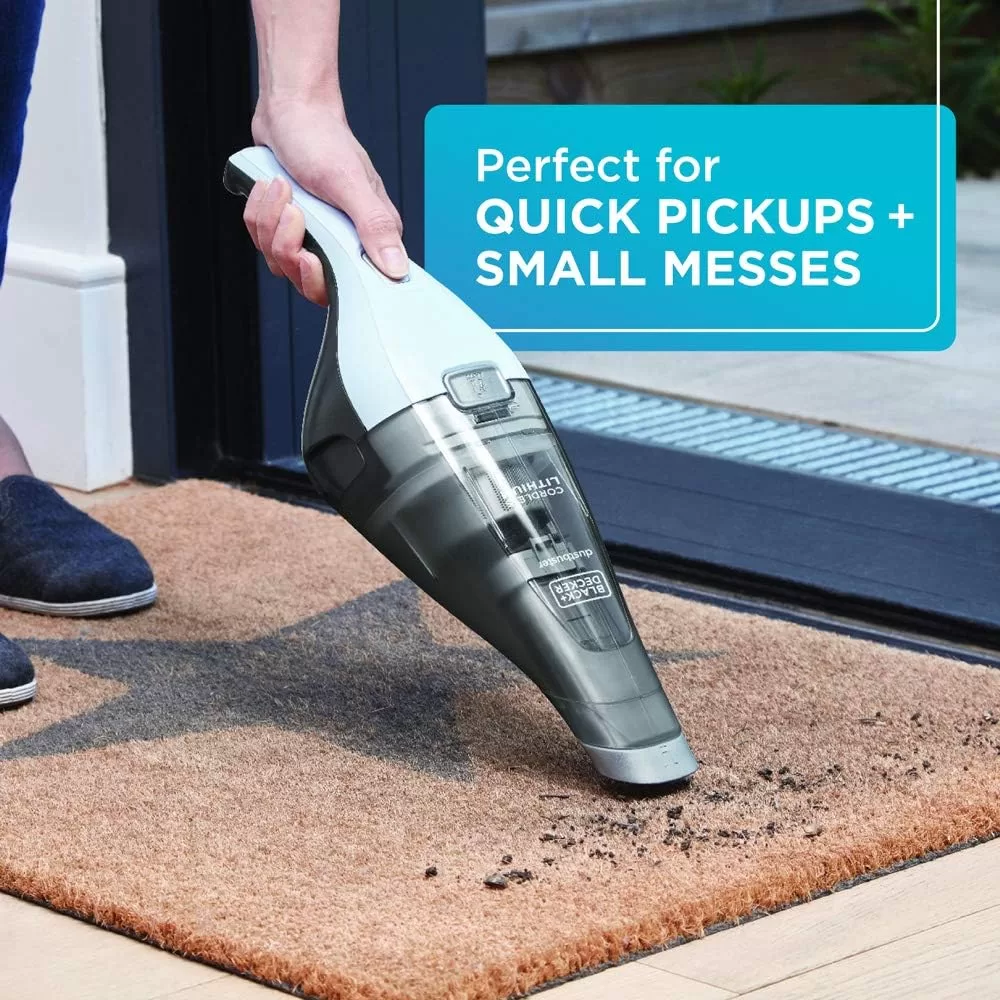 beyond by BLACK+DECKER dustbuster - Handheld - Cordless, Icy Blue - Mini Vacuum Cleaner