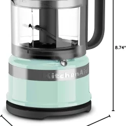 KitchenAid KFC3516IC 3.5 Cup Food Chopper, Ice Blue