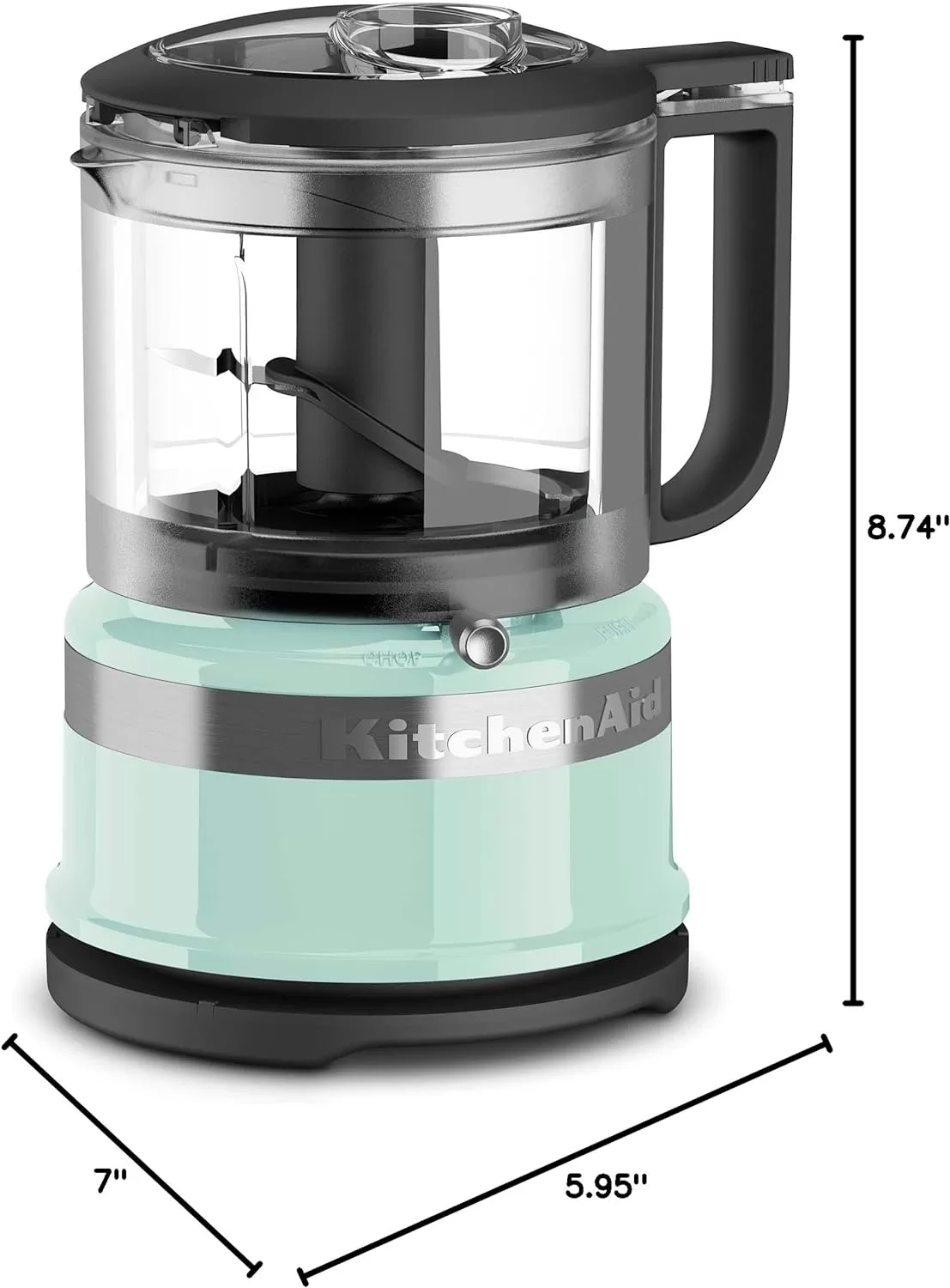 KitchenAid KFC3516IC 3.5 Cup Food Chopper, Ice Blue