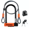 Kryptonite Evolution Mini-7 Bike U-Lock with Cable, Heavy Duty Anti-Theft Bicycle U Lock