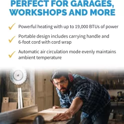 NewAir Portable Heater (240V) Portable Electric Garage Heater