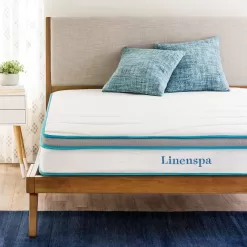 Linenspa 8 Inch Memory Foam and Spring Hybrid Mattress - Full Size