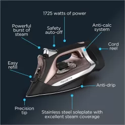 Rowenta DW2459 Access Stainless Steel Soleplate Steam Iron