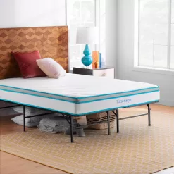Linenspa 8 Inch Memory Foam and Spring Hybrid Mattress - Twin Size
