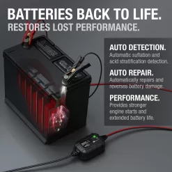 NOCO GENIUS5, 5A Smart Car Battery Charger, 6V and 12V Automotive Charger